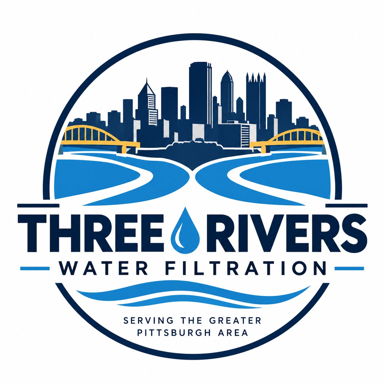 Three Rivers Water Filtration logo